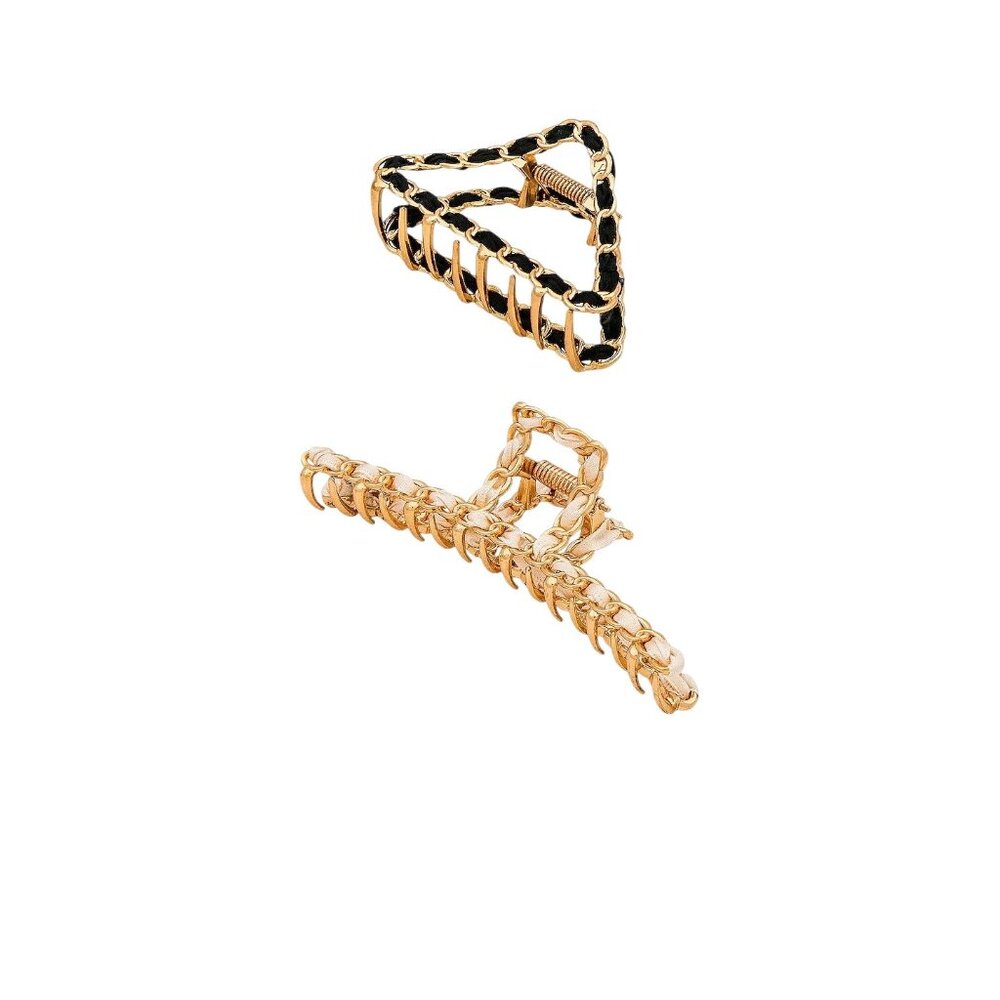 8 Other Reasons Ta Da Clip Set in Gold New Womens Hair Tie